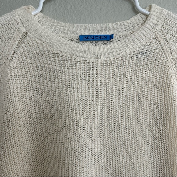 J. McLaughlin linen blend lightweight sweater - Picture 4 of 6